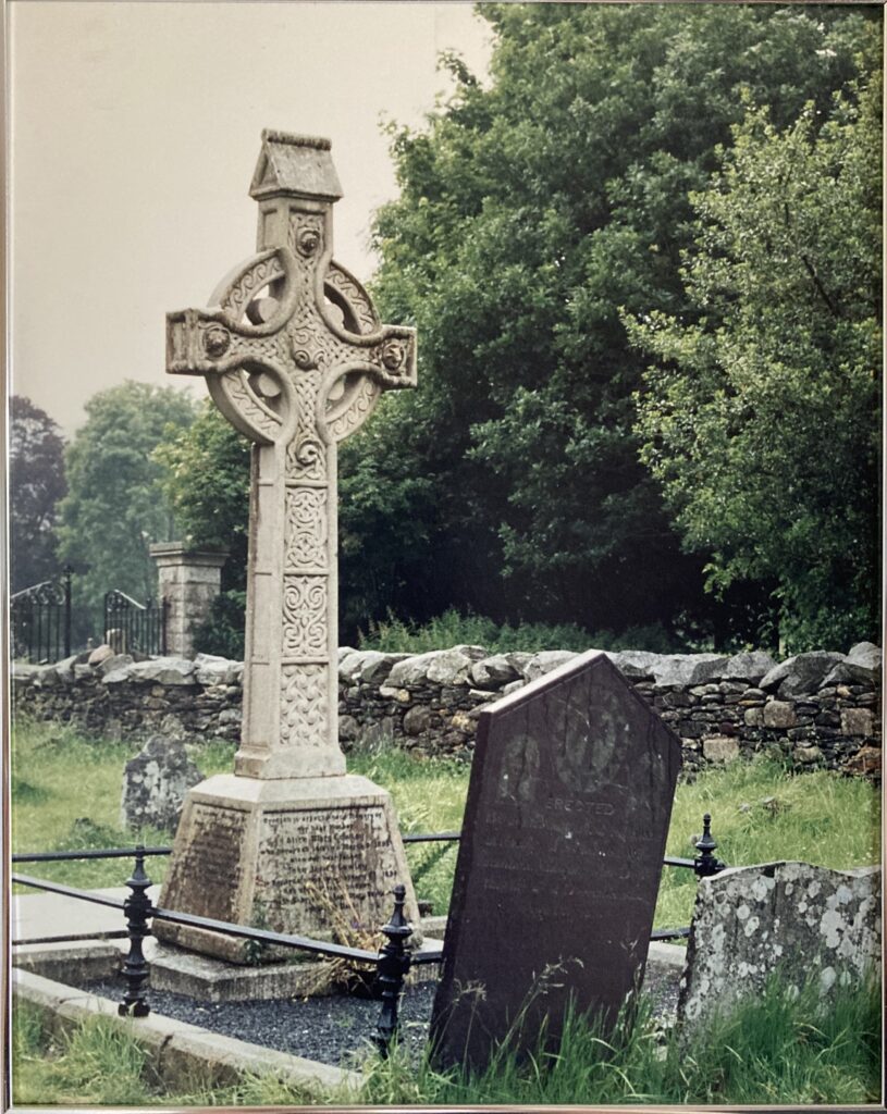 photo of a cross on his trip to Limerick, Ireland.