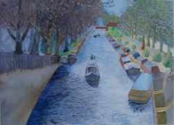 painting of a canal